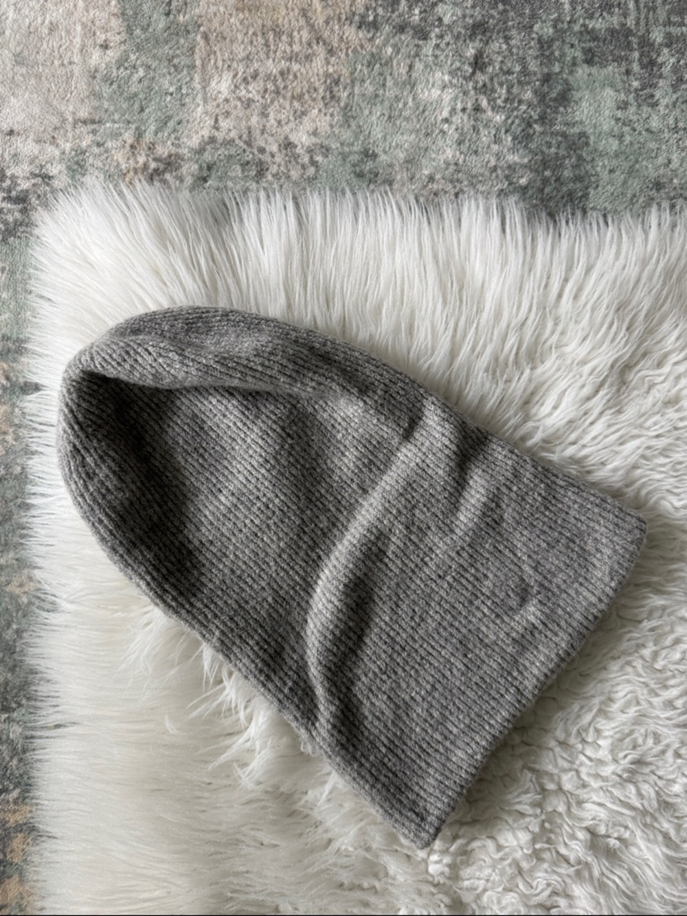 J Crew Classic Gray Knit Beanie Hat